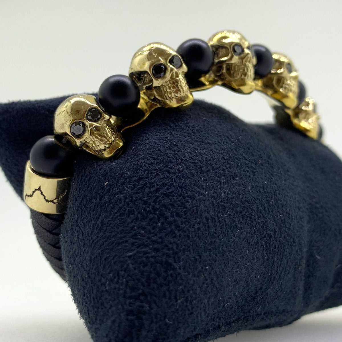 Blaze, Gold Skull Bracelet